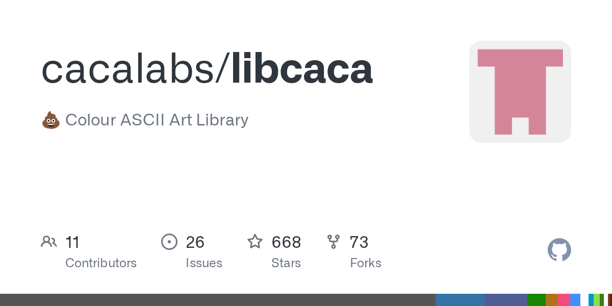 libcaca repo social card