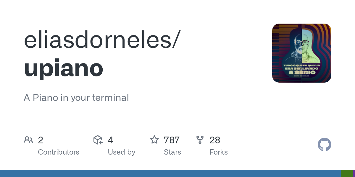 upiano — playable piano keyboard in the terminal