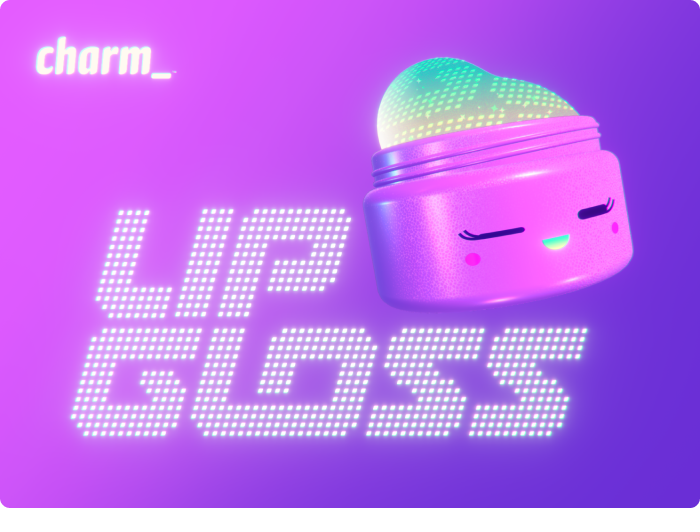 Lip Gloss styled panel example